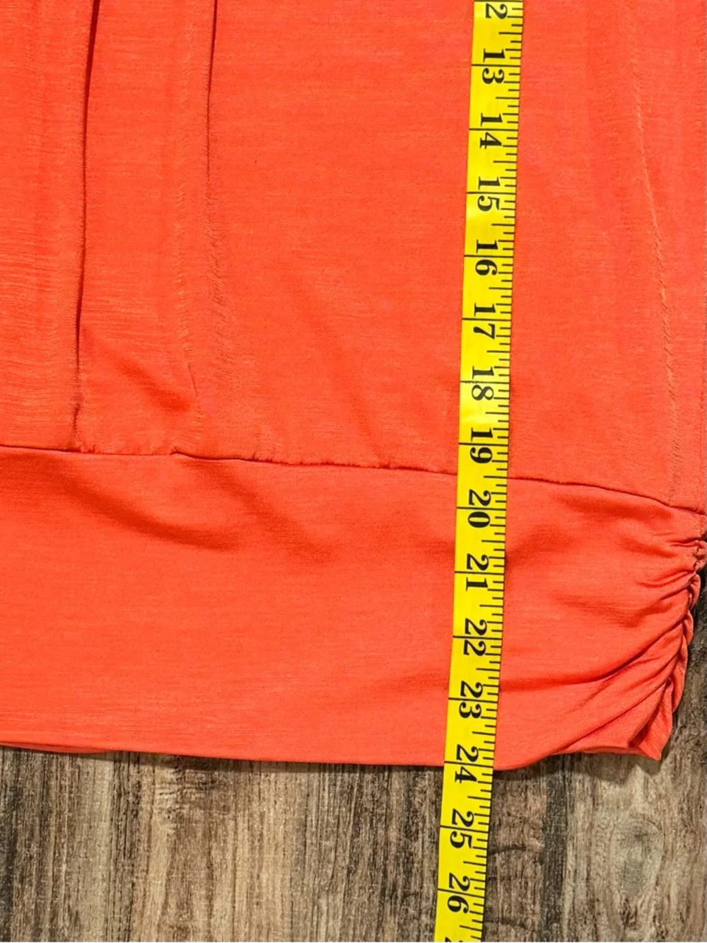 Alyx Bright Orange Scoop-Neck Short Sleeve Top - Picture 7 of 8
